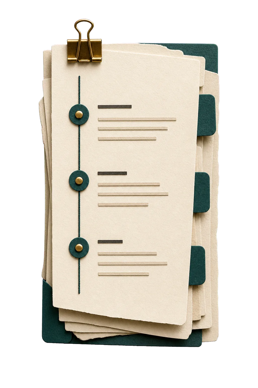 A release-note ledger with index tabs and a dated timeline